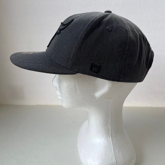 Chicago Bulls Ultra Game Snapback Mens Hat Gray OS Flat Brim Adjustable Cap NBA - Picture 2 of 10